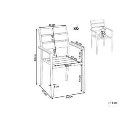 Beliani Tuinstoel VERNIO - Lichte Houtkleur Kunsthout -BBQ En Tuin Verkoop fe8f5d6d105948c0aa71b764c91fed80 1