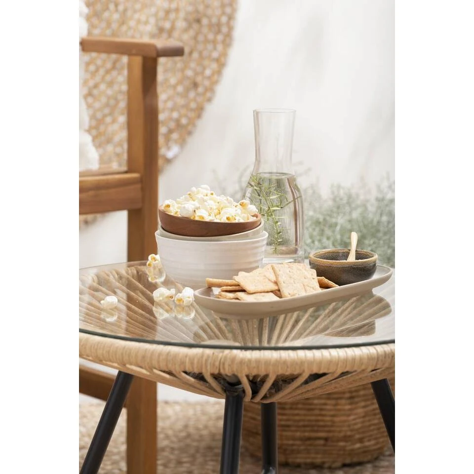 Le Sud Bijzettafel Monte Carlo - Naturel - Ø50x38 Cm 4 Le Sud Bijzettafel Monte Carlo - Naturel - Ø50x38 Cm - Image 4